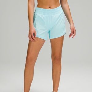 Lululemon track that mid rise lined shorts 5"
